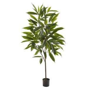 Floor Plants | 52" Long Leaf Ficus Artificial Plant Artificial Plants Floor Plants