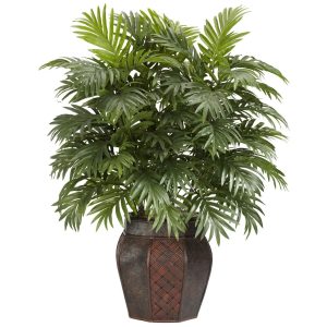 Floor Plants | Areca Palm w/Vase Silk Plant Artificial Plants Floor Plants