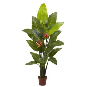 Floor Plants | Bird of Paradise Plant (Real Touch) Artificial Plants Floor Plants