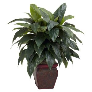 Floor Plants | Cordyline w/Decorative Vase Silk Plant Artificial Plants Floor Plants