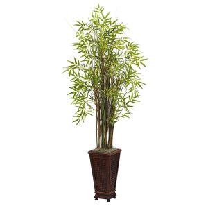 Grass | 5.5' Grass Bamboo Plant Decorative Planter Artificial Plants Floor Plants