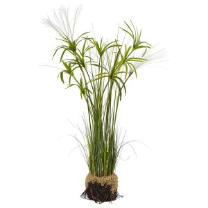 Grass | Papyrus Plant with Faux Soil Artificial Plants Grass