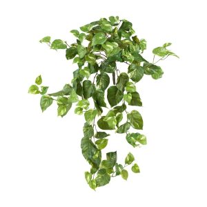 Hanging Plants | 40" Pothos Hanging Bush (Set of 3) Artificial Plants Bushes