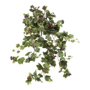 Ledge Plants | 24" Grape Leaf Hanging Artificial Plant (Set of 2) Artificial Plants Ledge Plants