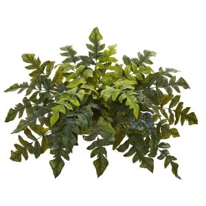 Ledge Plants | 32" Holly Fern Artificial Ledge Plant Artificial Plants Ferns