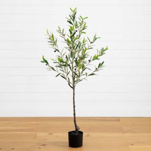 Olive Tree Collection | 5’ Olive Artificial Tree Artificial Trees Olive Tree Collection