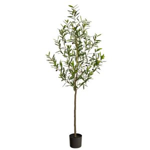 Olive Tree Collection | 6’ Olive Artificial Tree Artificial Trees Olive Tree Collection