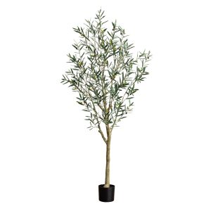 Olive Tree Collection | 7' Artificial Greco Olive Tree Artificial Trees Olive Tree Collection