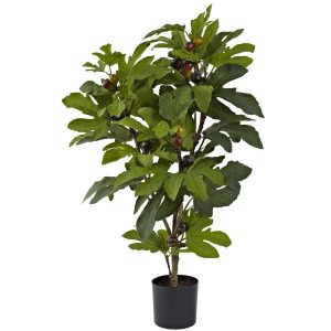 Other Varieties | 32" Fig Tree w/42 Lvs & 15 Figs Artificial Trees Other Varieties