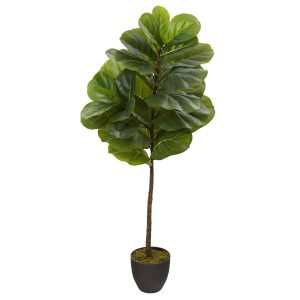 Other Varieties | 46" Fiddle Leaf Artificial Tree (Real Touch) Artificial Trees Fiddle Leaf Fig Trees