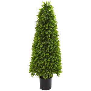 Other Varieties | 4’ Eucalyptus Topiary Artificial Tree (Indoor/Outdoor) Artificial Trees Other Varieties