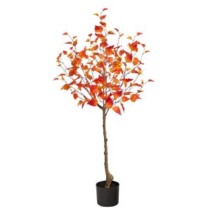 Other Varieties | 4’ Fall Birch Artificial Autumn Tree Artificial Trees Other Varieties