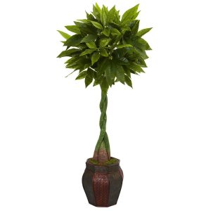 Other Varieties | 5' Money Artificial Tree in Decorative Planter Artificial Plants Floor Plants