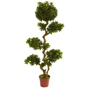 Other Varieties | 5′ Pittispourm UV Resistant (Indoor/Outdoor) Artificial Trees Other Varieties