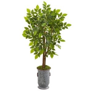 Other Varieties | 55" River Birch Artificial Tree in Decorative Planter Artificial Trees Other Varieties