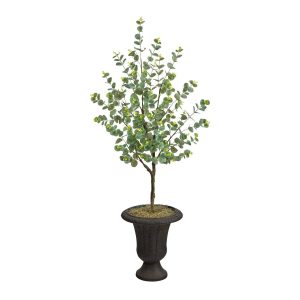 Other Varieties | 57" Eucalyptus Artificial Tree in Charcoal Urn Artificial Trees Other Varieties