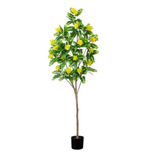 Other Varieties | 6' Artificial Flowering Citrus Tree with Real Touch Leaves Artificial Trees Other Varieties