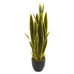 Snake | 33" Sansevieria Artificial Plant Artificial Plants Floor Plants