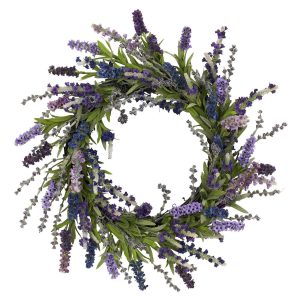 Spring Wreaths & Garlands | 20" Lavender Wreath" Artificial Wreaths Artificial Wreaths