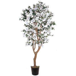 Statement Trees | 5' Dogwood Silk Tree Artificial Trees Flowering Trees