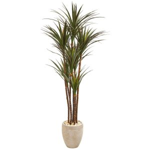 Statement Trees | 68" Giant Yucca Artificial Tree in Planter (Indoor/Outdoor) Artificial Trees Other Varieties