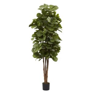 Statement Trees | 6’ Artificial Fiddle Leaf Fig Tree Artificial Trees Fiddle Leaf Fig Trees