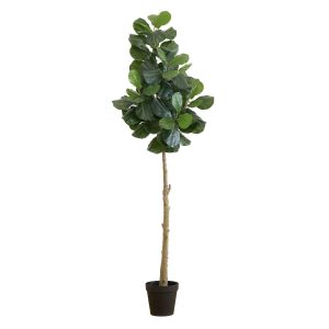 Statement Trees | 8' Artificial Fiddle Leaf Fig Tree Artificial Trees Fiddle Leaf Fig Trees