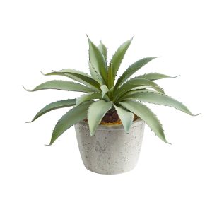 Succulents | 9" Aloe Succulent Artificial Plant Artificial Plants Desk Plants