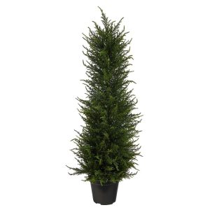 Topiary Trees | 2.5’ Cypress Artificial Tree UV Resistant (Indoor/Outdoor) Artificial Trees Topiary Trees