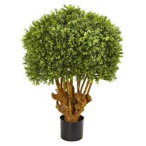 Topiary Trees | 3' Boxwood Artificial Topiary Tree Artificial Trees Other Varieties