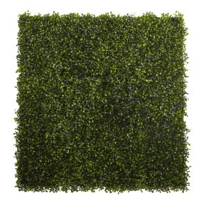 Wall Mats | 12" x 10" Boxwood Mat (Set of 12) Artificial Plants Wall Mats