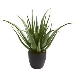 Desk Plants | Aloe Artificial Plant Artificial Plants Desk Plants