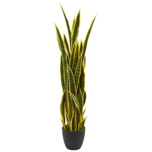 Floor Plants | 4’ Sansevieria Artificial Plant Artificial Plants Floor Plants