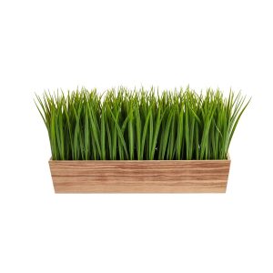 Grass | 20" Vanilla Grass Artificial Plant in Decorative Planter Artificial Plants Grass