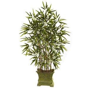 Bamboo Trees | 45" Bamboo Tree Decorative Planter Artificial Trees Bamboo Trees