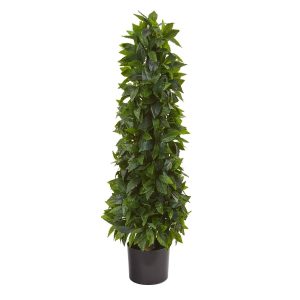 Topiary Trees | 3' Sweet Bay Cone Topiary Artificial Tree Artificial Trees Topiary Trees